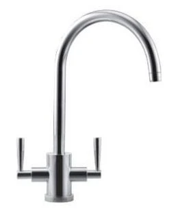 Franke Olympus J-Spout Kitchen Tap - Decor Steel - 115.0049.979