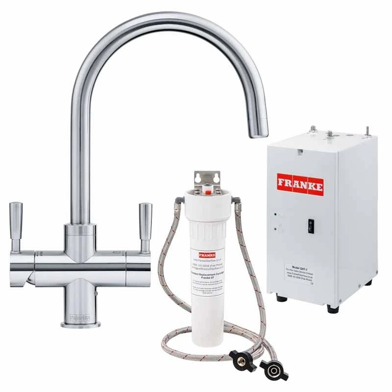 Franke Omni Original 4-in-1 Manual Kitchen Tap - Stainless Steel - 119.0389.913