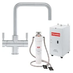 Franke Omni Contemporary 4-in-1 Manual Kitchen Tap - Stainless Steel - 119.0517.663