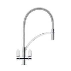 Franke Zelus Pull Out Kitchen Tap - Chrome/Spring - 115.0567.593