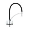 Franke Zelus Pull Out Kitchen Tap - Chrome/Black Hose - 115.0567.596