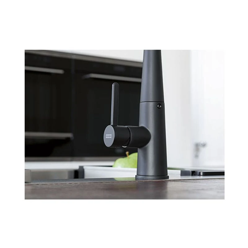 Franke Icon Pull Out Double Jet Shower Kitchen Tap - Matt Black - 115.0625.190 - Image 3