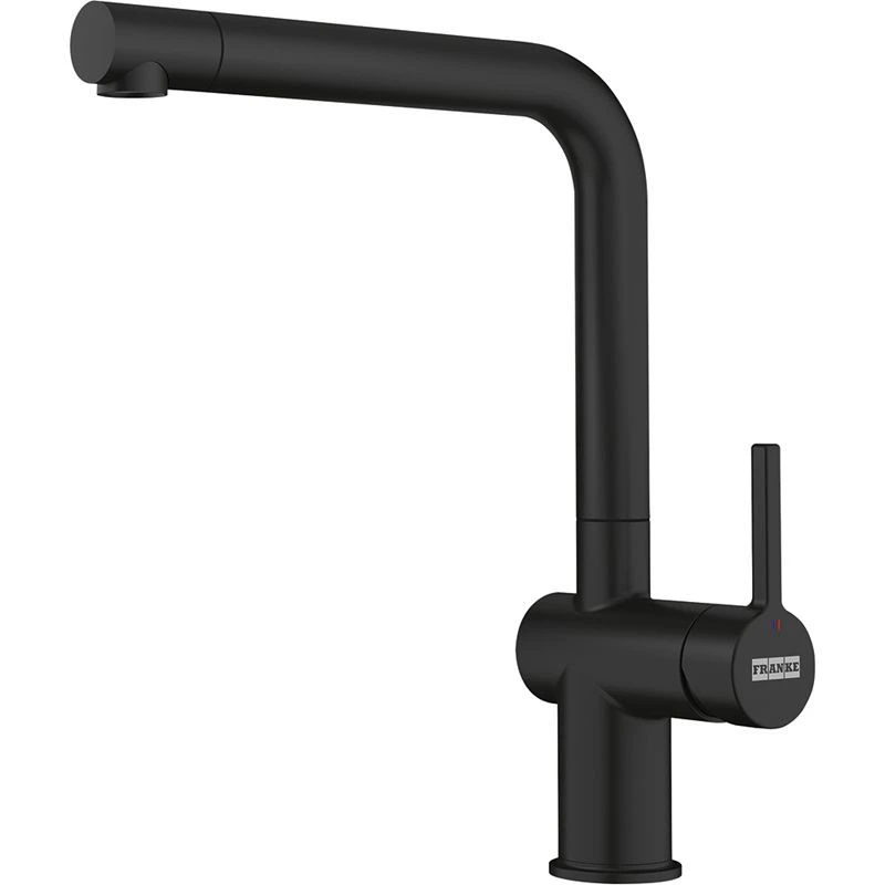 Franke Active L Swivel Spout Tap - Matt Black - 115.0653.371