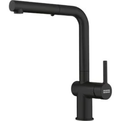 Franke Active L Spout Dual Spray Pull Out Tap - Matt Black - 115.0653.382