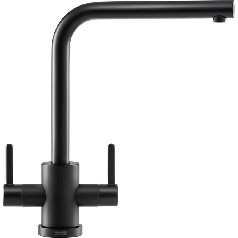 Franke Krios L-Spout Kitchen Mixer Tap - Matt Black - 115.0659.342