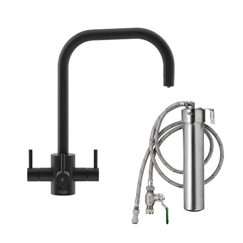 Franke FilterFlow Tasso Filtered Kitchen Tap - Matt Black - 120.0615.451 - Image 2
