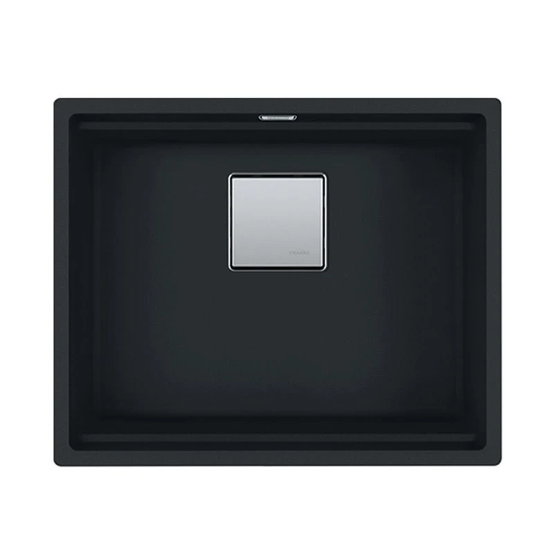 Franke Kubus 2 1 Bowl Undermount Fragranite Kitchen Sink KNG 110-52 - Matt Black - 125.0630.442