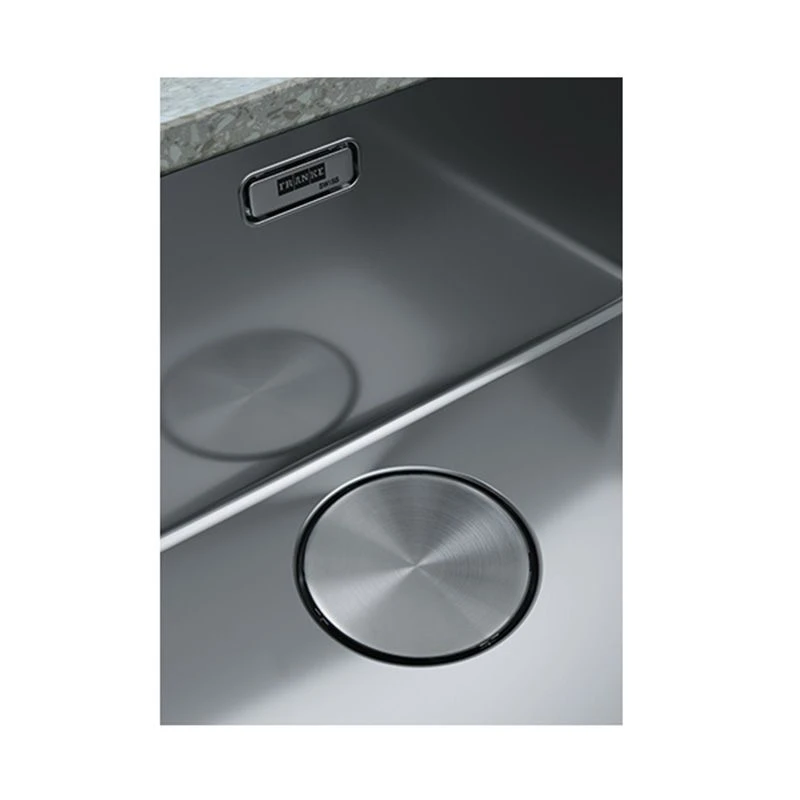 Franke Mythos Plus 1 Bowl Inset Kitchen Sink With Right Hand Drainer MYX 211-86 - Stainless Steel - 127.0640.511 - Image 3