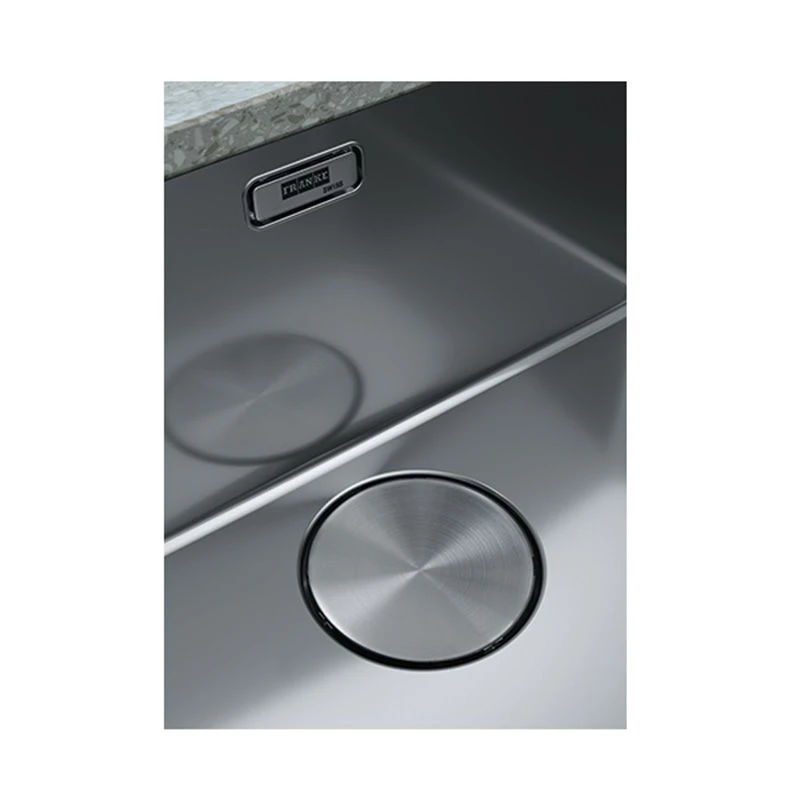 Franke Mythos Plus 1 Bowl Inset Kitchen Sink With Left Hand Drainer MYX 211-86 - Stainless Steel - 127.0640.512 - Image 3