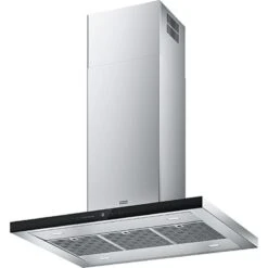 Franke Avant Silence Island FTLN I H45 A90 - Stainless Steel/Glass Black - 325.0657.268