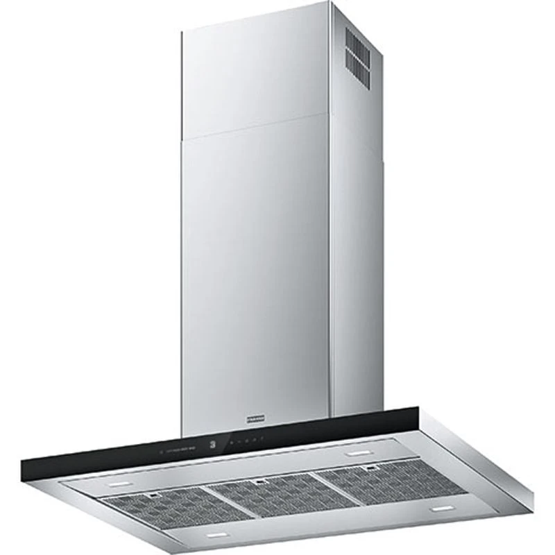 Franke Avant Silence Island FTLN I H45 A90 - Stainless Steel/Glass Black - 325.0657.268