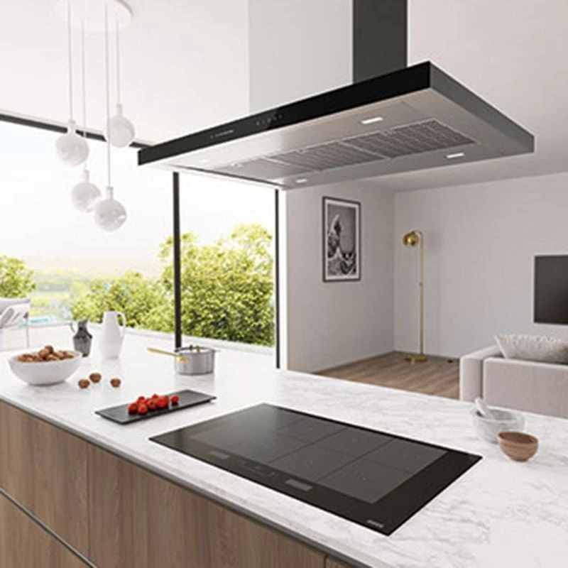 Franke Avant Silence Island FTLN I H45 A90 - Stainless Steel/Glass Black - 325.0657.268 - Image 3