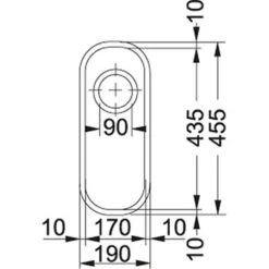 Franke Ariane 0.5 Bowl Undermount Kitchen Sink ARX 110-17D - Stainless Steel - 112.0154.958