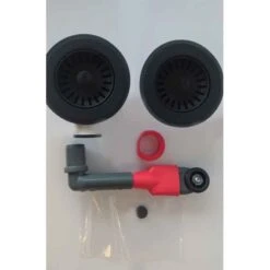 Franke Colourline 2 Bowl Round Overflow & Tap Spacer - Matt Black - 112.0658.269