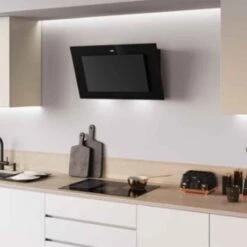 Franke Maris Matt Pro 90cm Angled Wall Cooker Hood FMA PRO 907 MATT - Matt Black - 330.0682.355