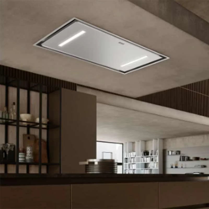 Franke Mythos Ceiling Cooker Hood With 2 LED Bars - 90cm - FCMY 90 C XS A - Stainless Steel - 350.0679.881