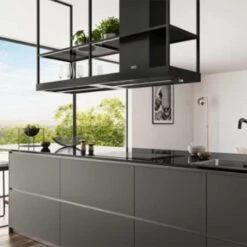 Franke Mythos T-Shelf Island Cooker Hood 180cm - FMY BK MATT F180 FRANKE - Matt Black - 325.0678.073