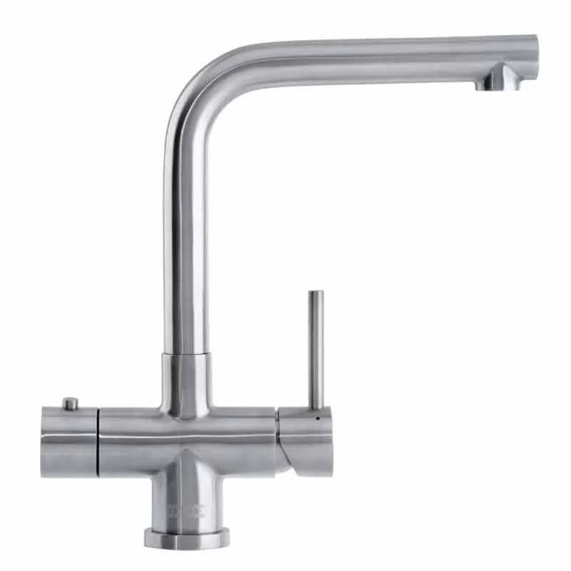 Franke Minerva Mondial 3-in-1 Manual Kitchen Tap - Stainless Steel - 119.0518.864