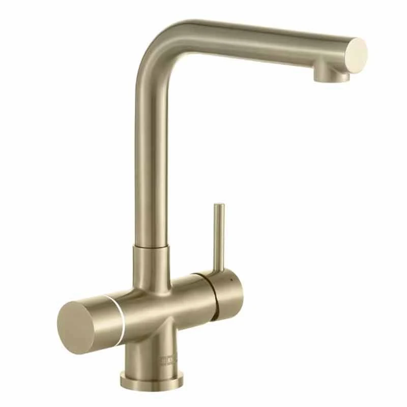 Franke Minerva Mondial 4-in-1 Electronic Kitchen Tap - Champagne Gold - 119.0625.371