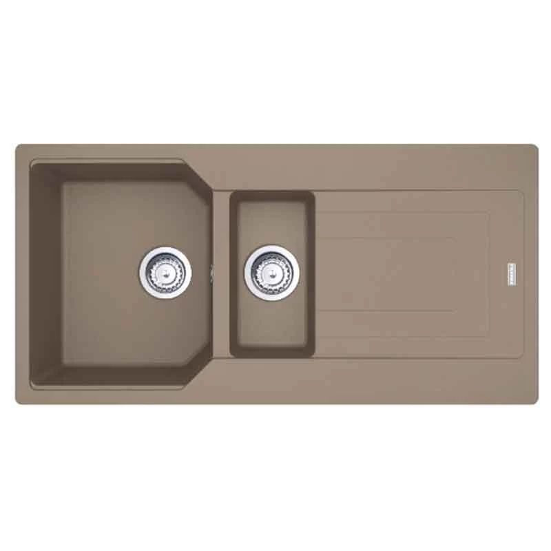Franke Urban 1.5 Bowl Inset Fragranite Kitchen Sink Reversible UBG 651 - Oyster - 114.0689.394